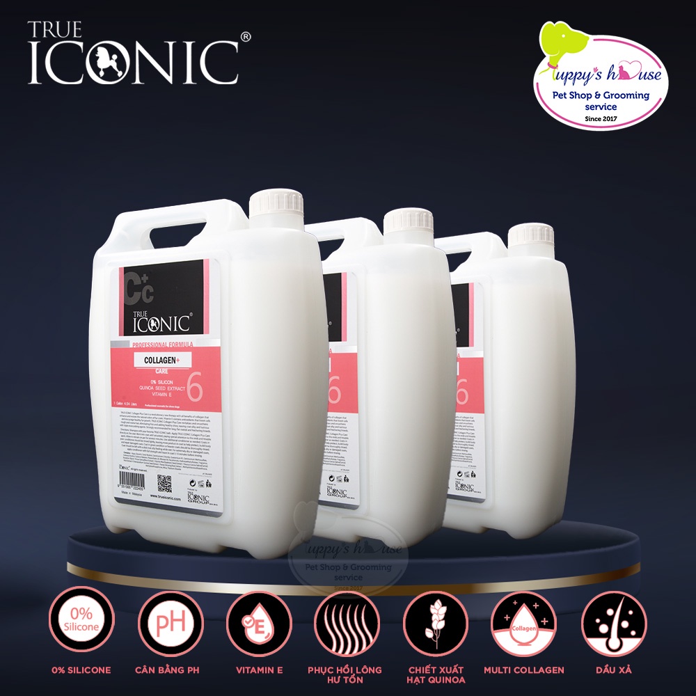 True Iconic_Dầu xả dưỡng lông_ Collagen+ Care dành cho chó_chai 250ml