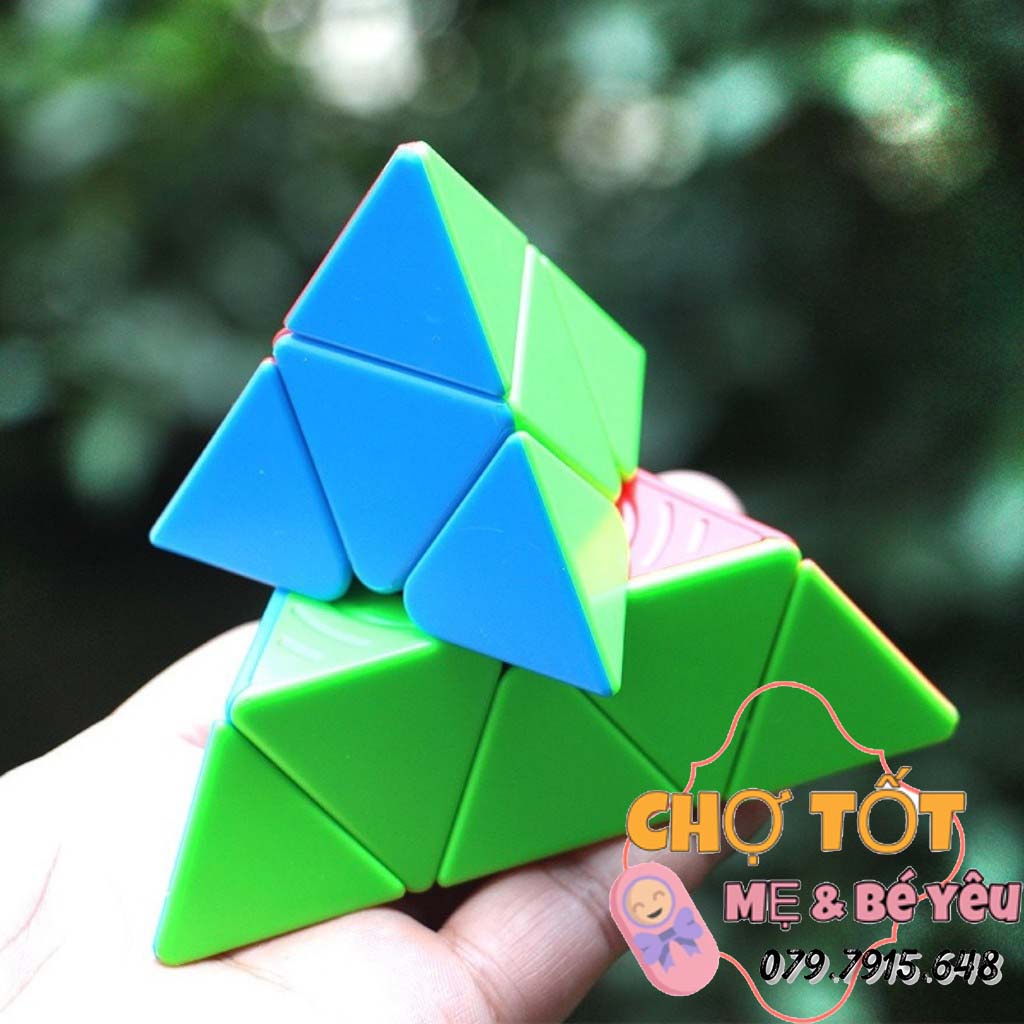 Rubik Tam Giác - Rubik Kim Tự Tháp - Hàng Cao cấp: xoay trơn, bền, đẹp
