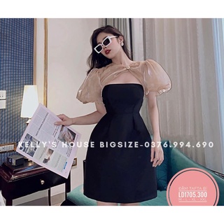 [Hàng Có Sẵn] Bigsize Đầm Tafta Bí (Từ 45kg đến 100kg)