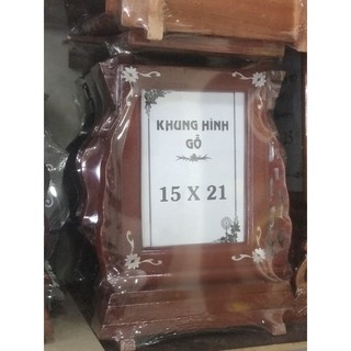 khung hình thờ gỗ  kích thước tấm hình(15x21) tai lọng