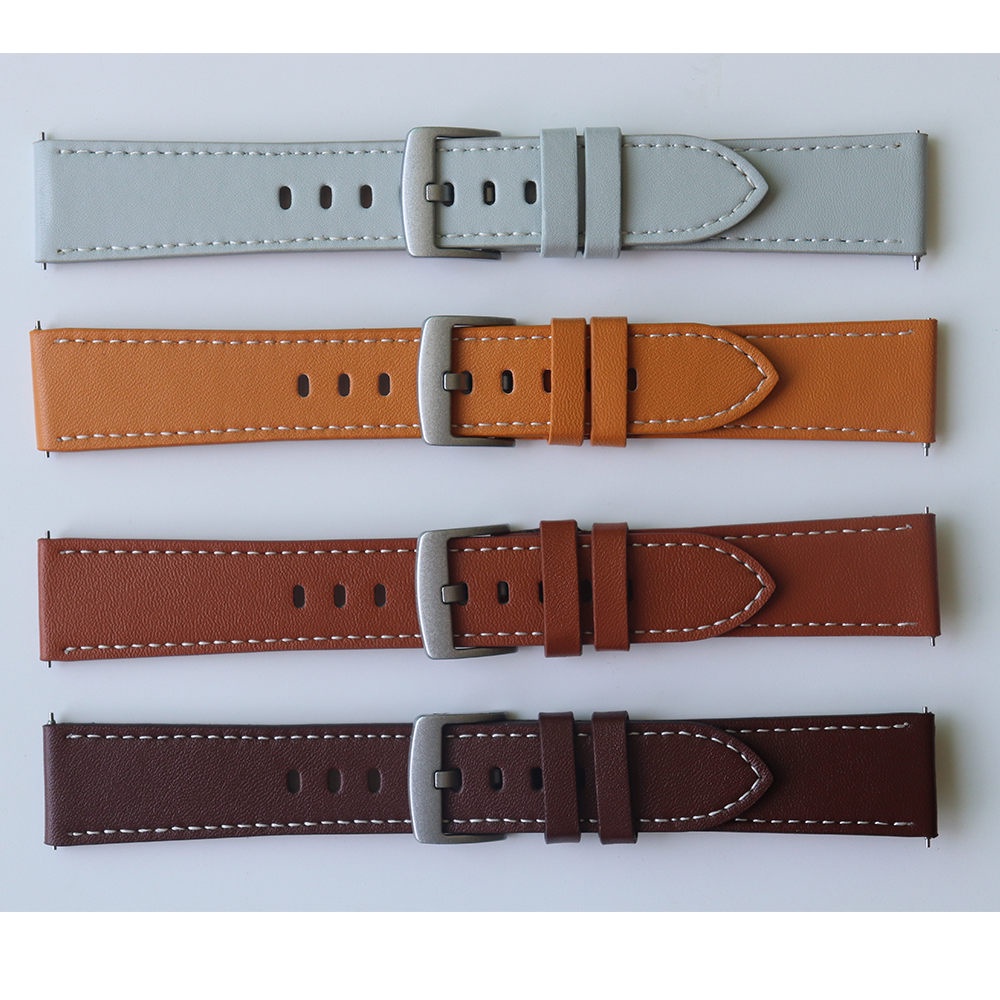 Dây đeo da thật 22mm dành cho đồng hồ Huawei GT 2/Pro/2E/GT 46mm GT2 gt2e