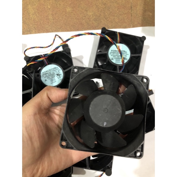 Fan 8cm 12V dày 40mm đủ hãng FOXCONN, SAN ACE, AVC, SUNON...đủ công suất 0.3-0.85A sẵn đầu cắm