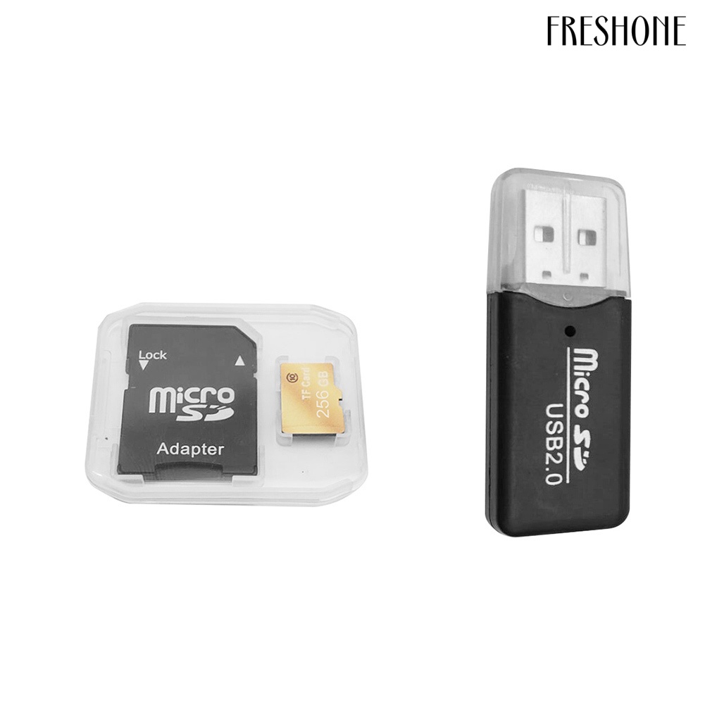 Thẻ Nhớ Micro SD TF Tốc Độ Cao Chống Thấm Nước 256GB Kèm Hộp Đựng | BigBuy360 - bigbuy360.vn