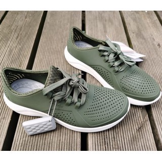 Giày Nhựa Nam Buộc Dây - Siêu Chống Thấm Nước, Chống Trơn, Giày Xuất Xịn Literide Pacer