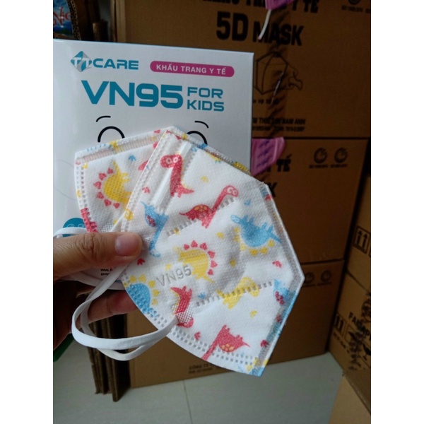 Khẩu Trang TT CARE N95 trẻ em Hộp 10 cái
