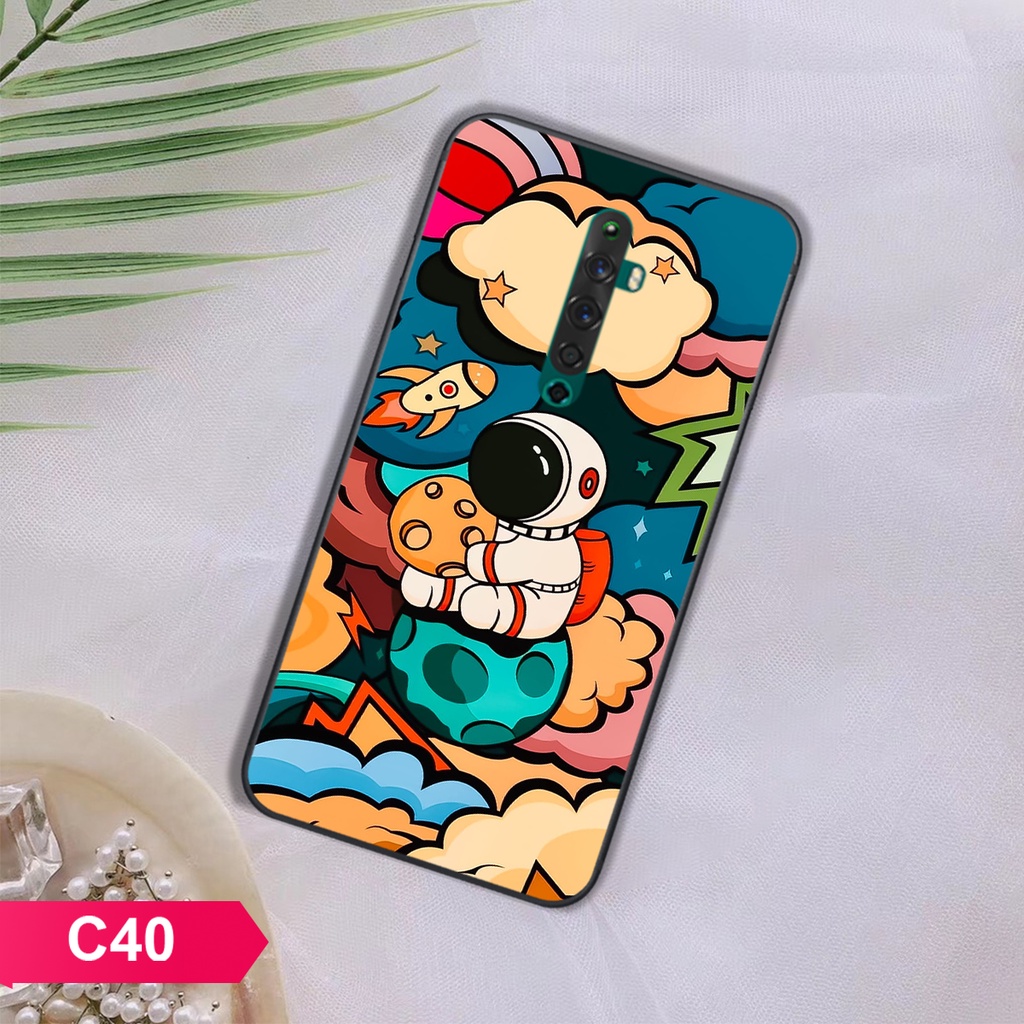 ỐP LƯNG OPPO RENO 2/RENO 2F/RENO 2Z HÌNH THỦY THỦ MẶT TRĂNG ĐÁNG YÊU