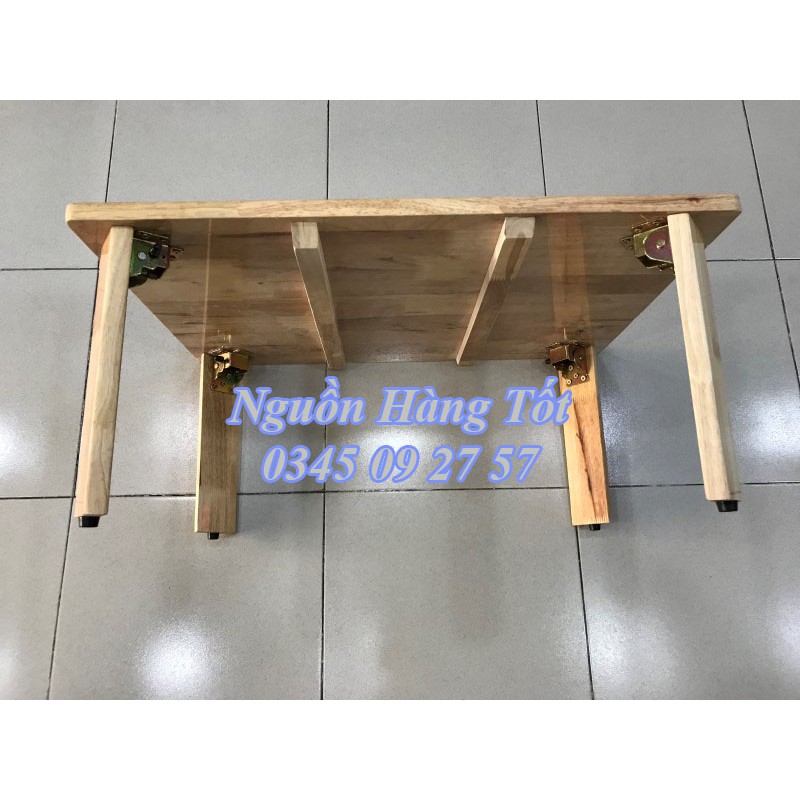 Bàn Làm Việc 70x50cm Chân Gỗ Phong Cách Hiện Đại Ngồi Bệt Xếp Gọn