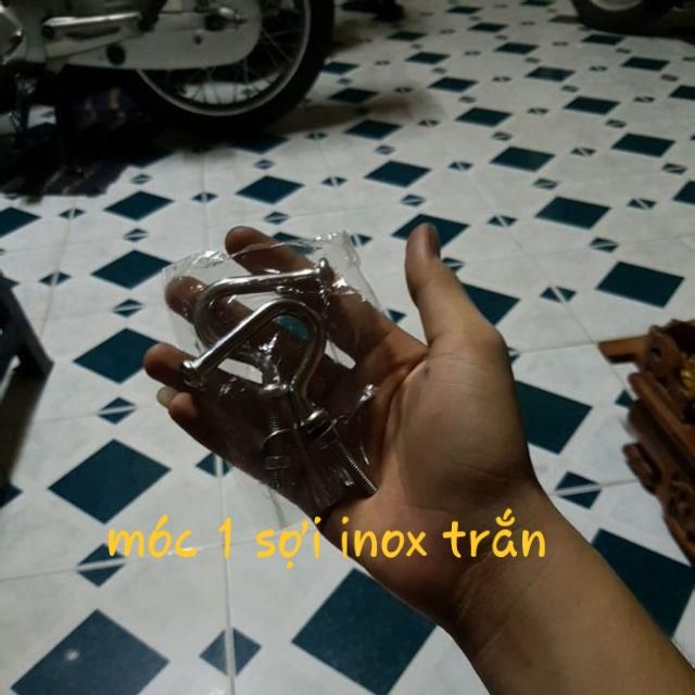 Móc u inox 7 màu - móc đồ