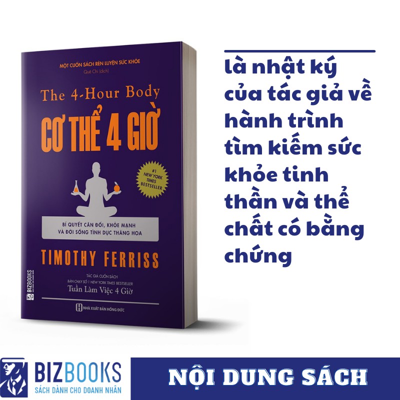 Sách BIZBOOKS Cơ Thể 4 Giờ 1 BEST SELLER