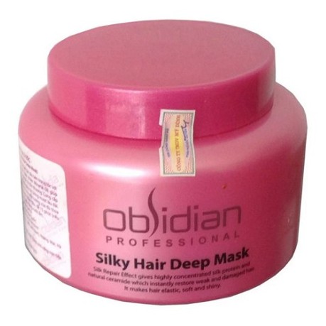 Mặt nạ ủ dưỡng tóc Obsidian Silky Hair Deep Mask siêu mượt 300ml