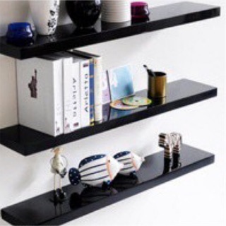 Kệ Gỗ 3 Thanh Ngang Dài 60cm treo tường