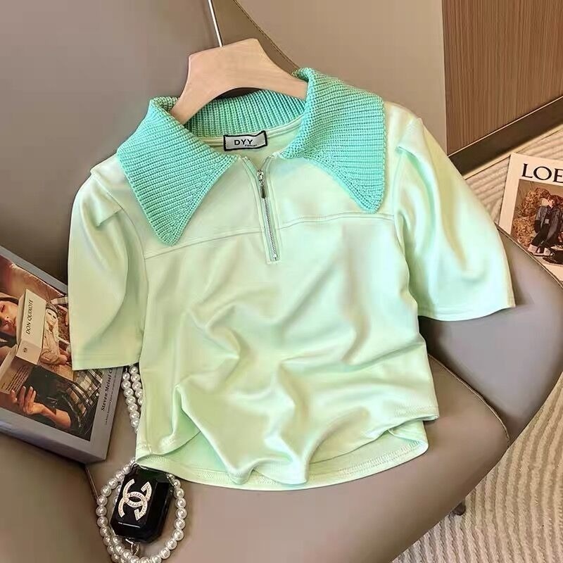 Áo Thun Tay Ngắn Kiểu Dáng Đơn Giản Trẻ Trung Dành Cho Nữ