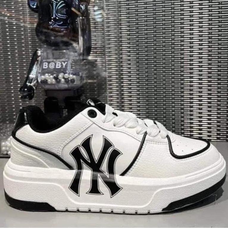 Giày MLB Chunky Liner Black da xịn đế cao su cao cấp tăng chiều cao nam nữ phong cách hàn quốc hot new các màu