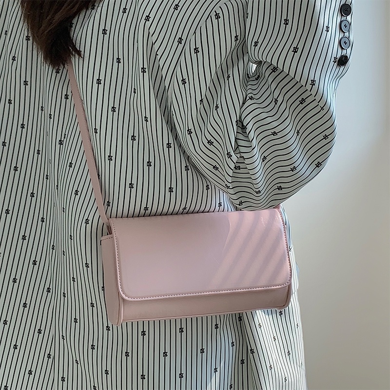 Túi đeo chéo IELGY màu hồng đơn giản tùy chỉnh thiết kế thời trang cao cấp cho nữ