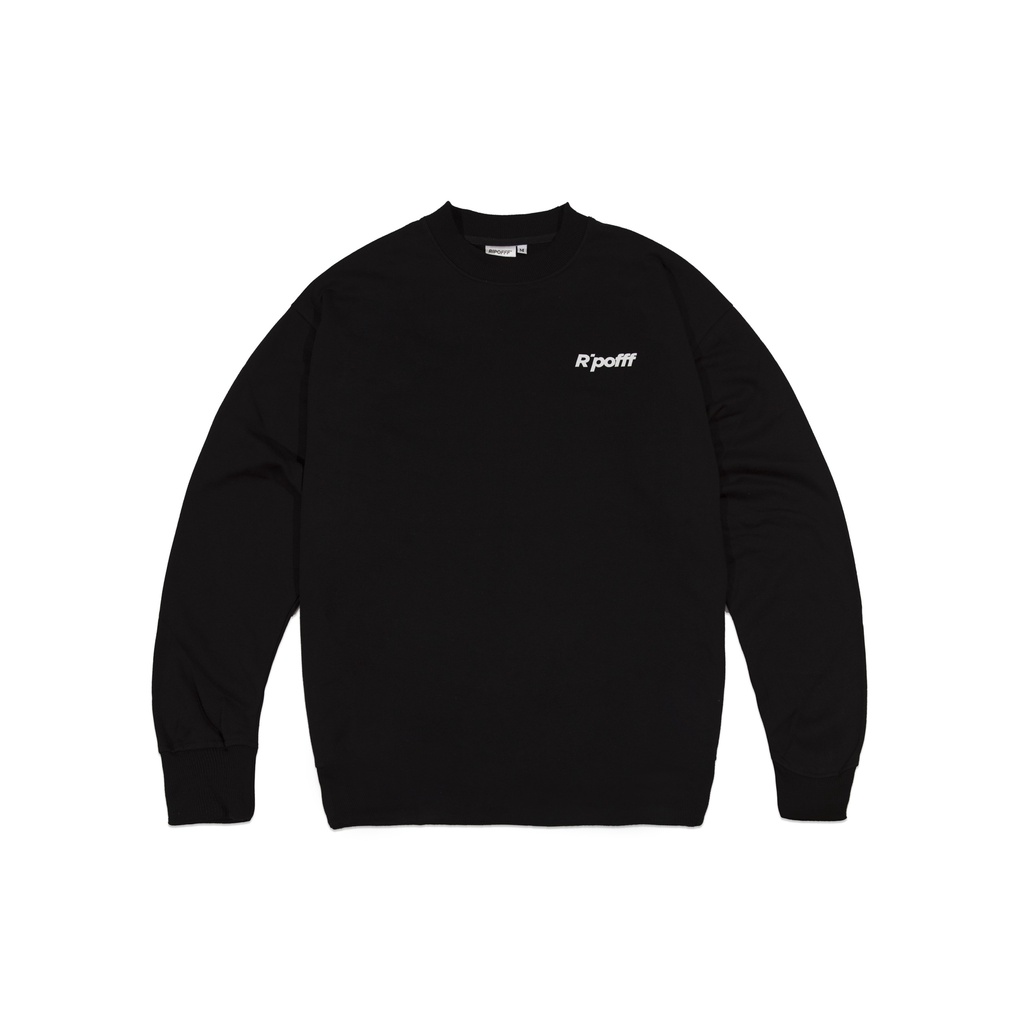Áo thun Ripofff tay dài cổ tròn màu đen - Long Sleeve ROI