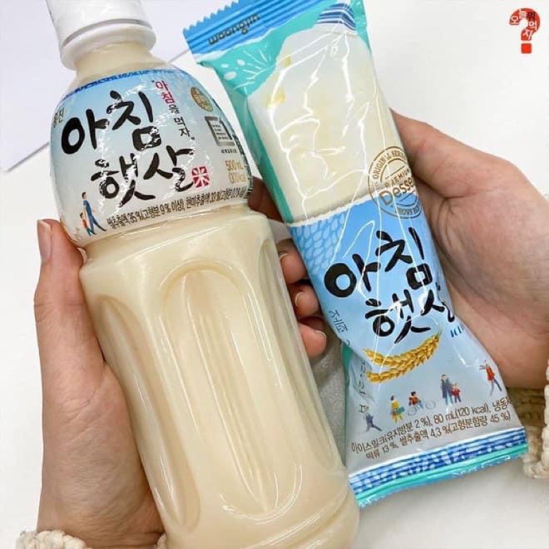 Kem ăn Hàn quốc kem gạo