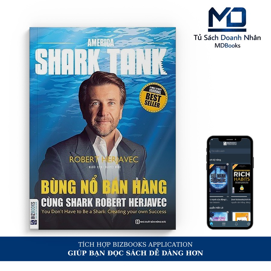 Sách - Bùng Nổ Bán Hàng Cùng Shark Robert Herjavec – Kỹ Năng Cho Danh Nhân Và Doanh Nghiệp