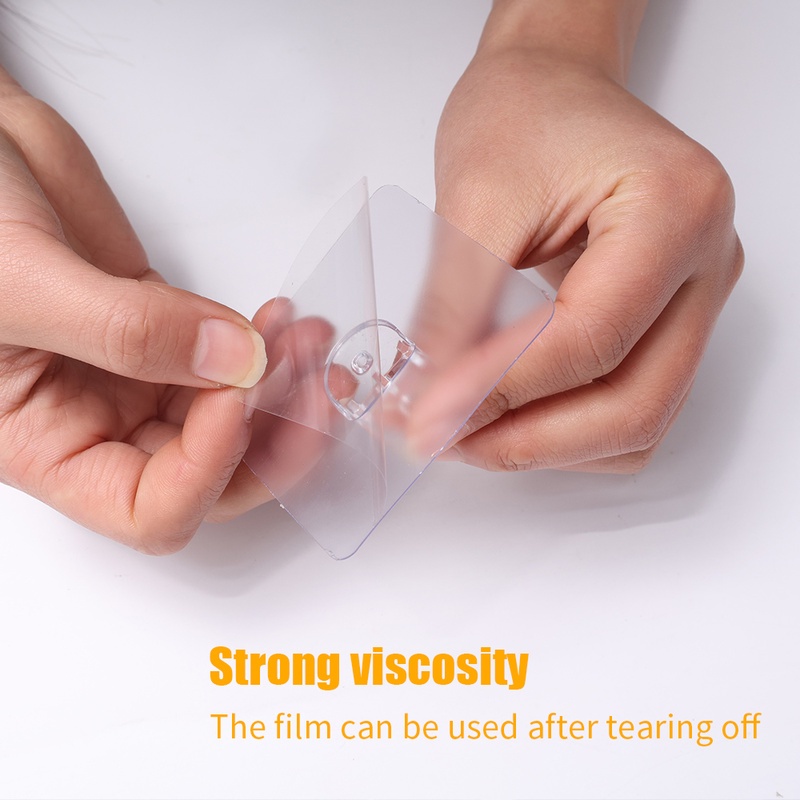 Set 4/6/8/12 Móc Treo Đồ Dán Tường Không Cần Khoan Lỗ