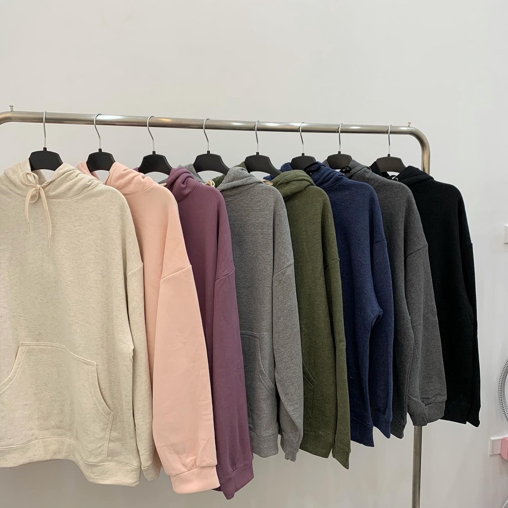KIM - Áo nỉ mũ trơn - Hoodie Basic 2021