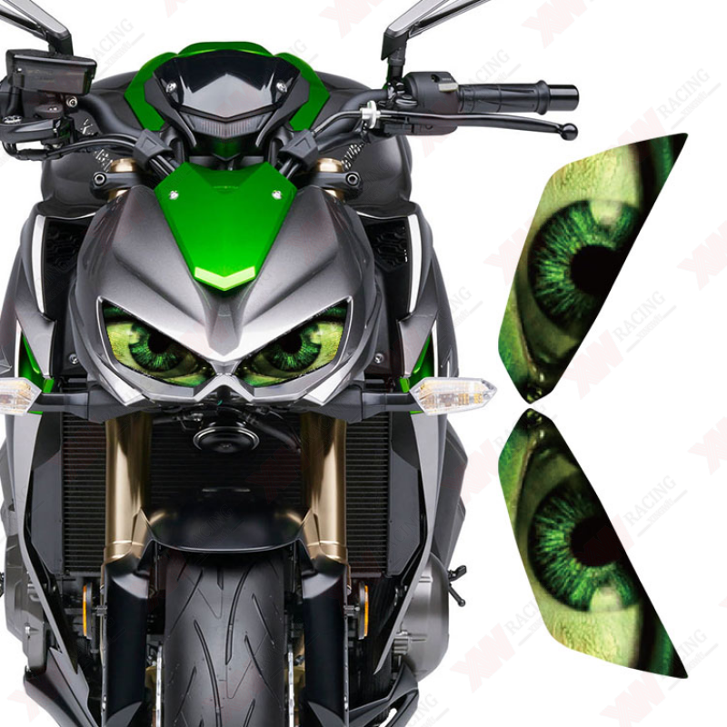 Miếng Dán Trang Trí Đèn Pha Xe Mô Tô Kawasaki Z1000 2014-2016