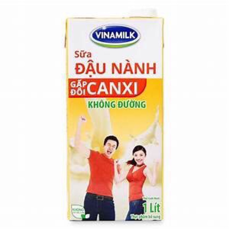 Sữa Đậu Nành VNM Canxi Không Đường 1L