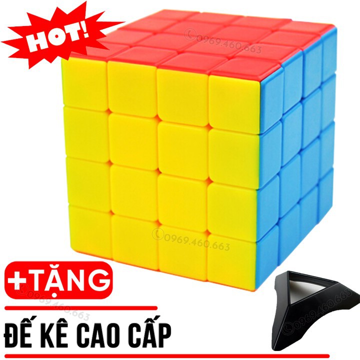 Rubik 4x4 Đẹp Xoay Trơn Không Kẹt Rít Độ Bền Cao Đồ Chơi Rubik MF4s 4x4 Stickerless Cube