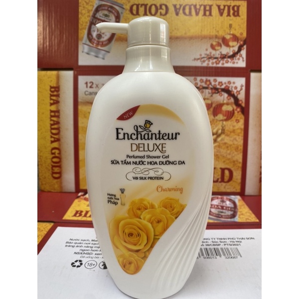 Combo 2 chai dầu gội và sữa tắm Enchanteur Charming 650g / 1 chai