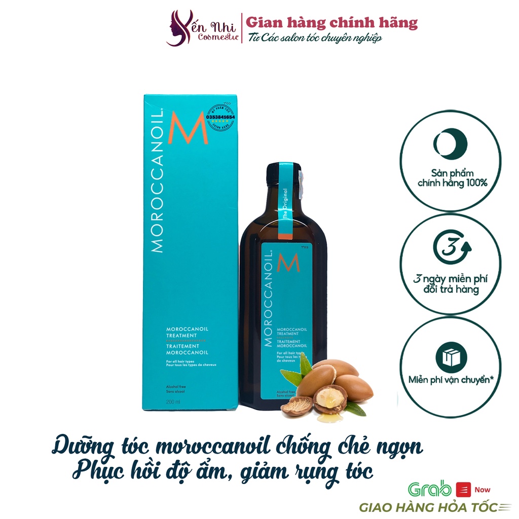 Moroccanoil treatment dầu dưỡng tóc moroccanoil chính hãng 200ml, Mỹ phẩm tóc yến nhi