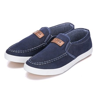 Giày lười vải jean - xanh đậm