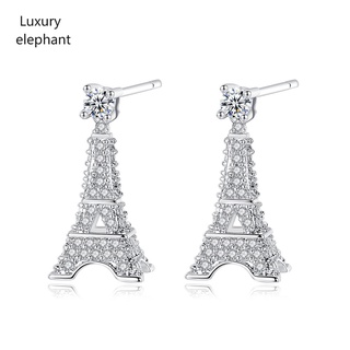 Sang trọng bộ sưu tập bông tai ba chiều hình tháp eiffel cho nữ