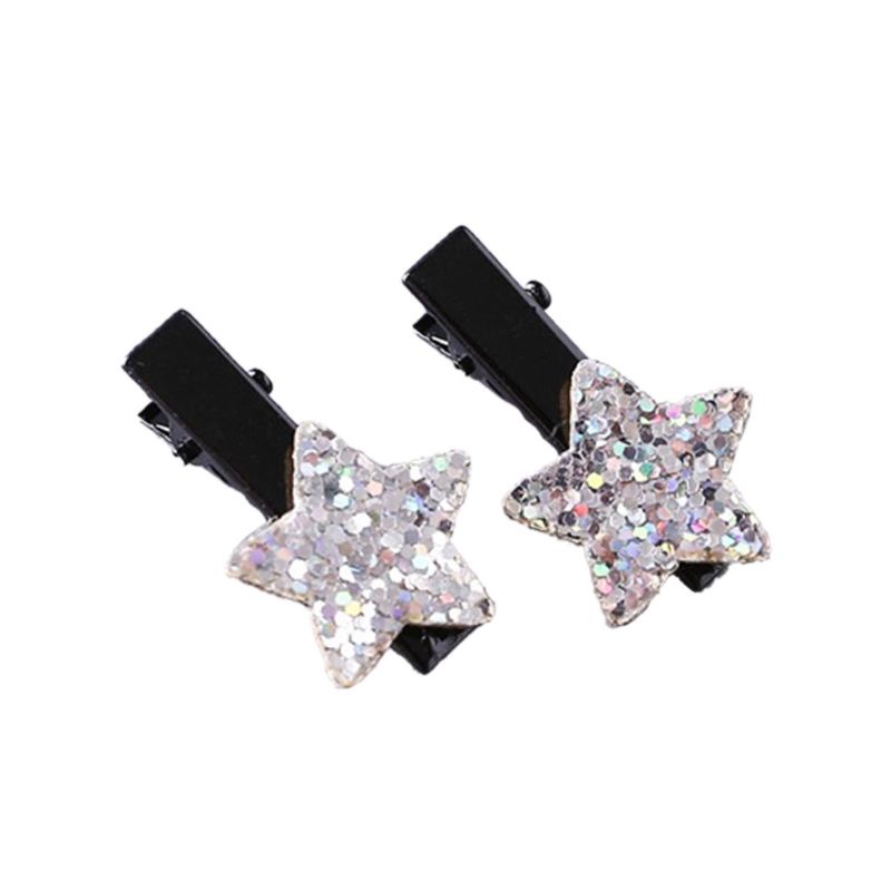 2 Kẹp Tóc Hình Ngôi Sao Lấp Lánh Cho Bé Gái