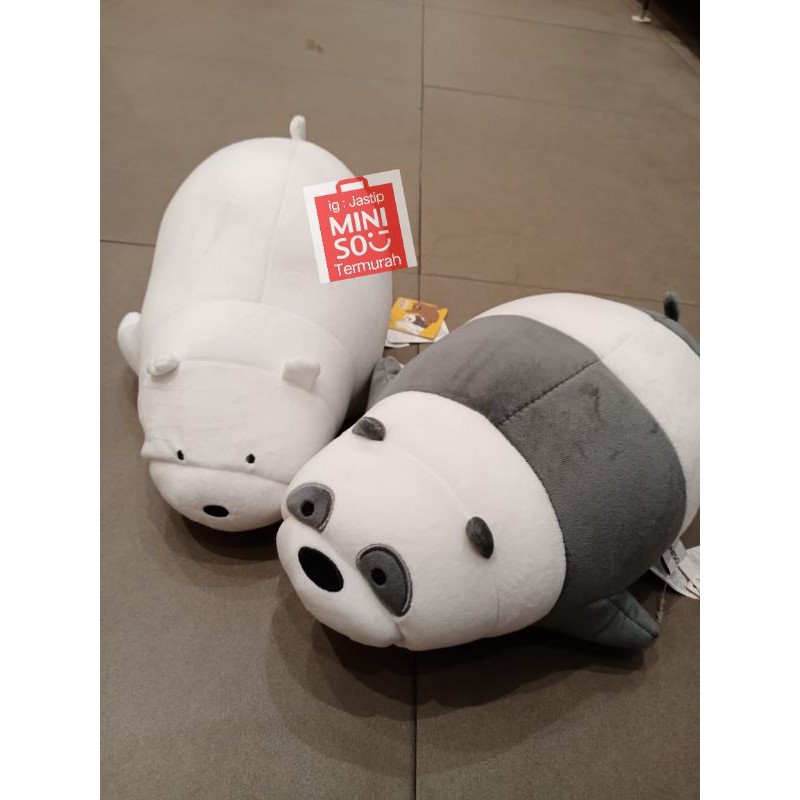 Miniso Gối Cổ Hình Gấu Bông 2 Trong 1 (34X22Cm)