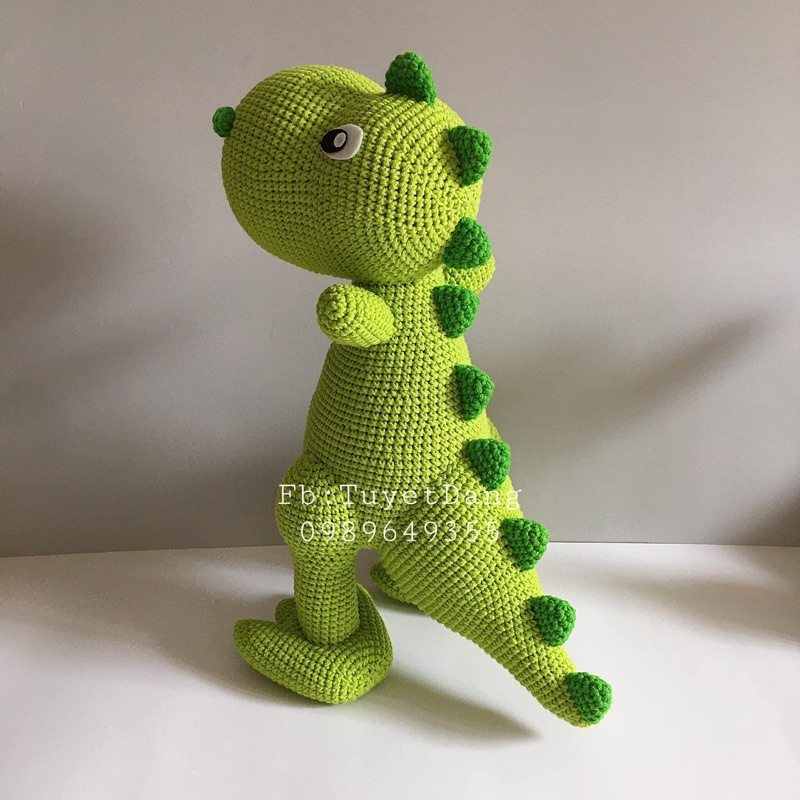 KHỦNG LONG LEN HANDMADE 40cm