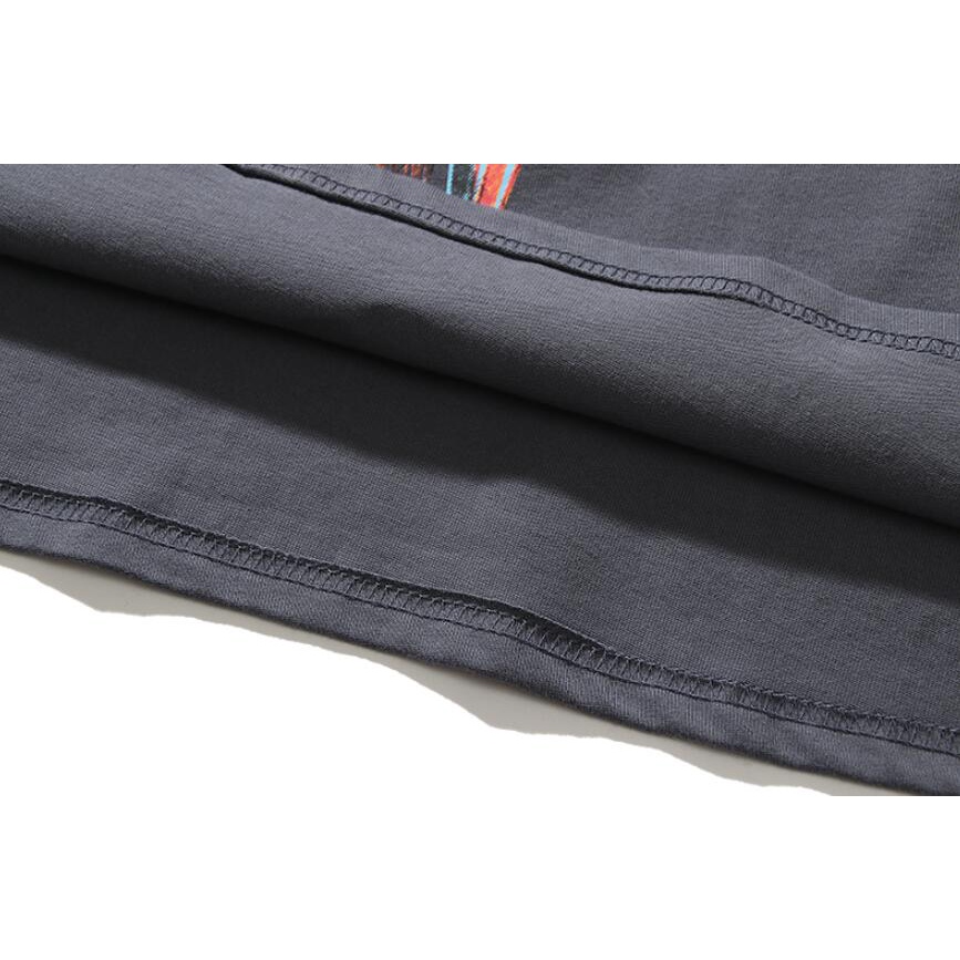 Áo thun cotton tay ngắn in chữ NIRVANA