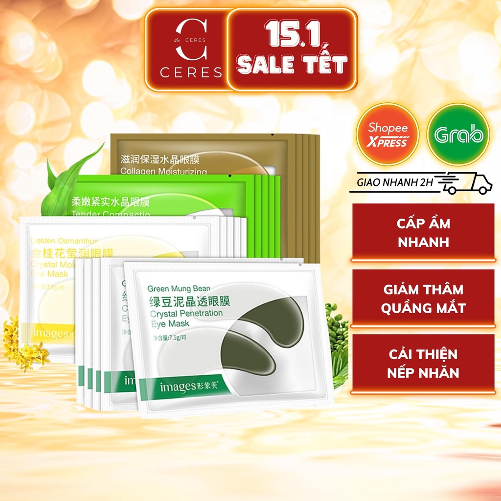 Mặt nạ dưỡng mắt images- mask ngủ cho mắt collagen dưỡng ẩm mờ thâm