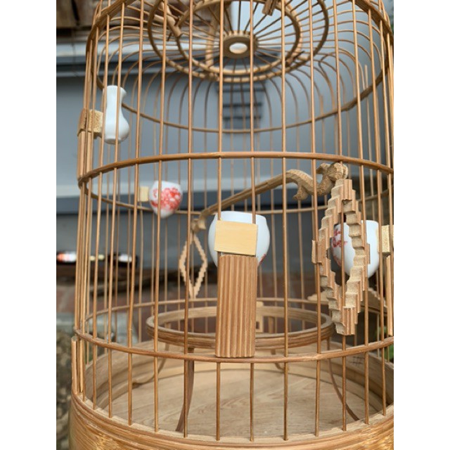 Cóng cho chim ăn Halosung cóng sứ chim khuyên phụ kiện lồng chim PK39