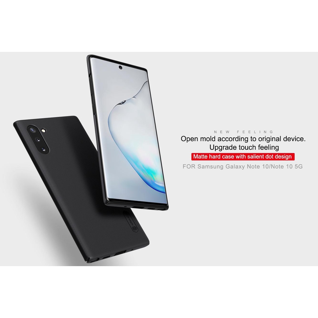 Ốp Lưng Nillkin Sần Cho Samsung Galaxy Note 10, Ốp Lưng Cứng Nillkin Sần Cho Galaxy Note 10 - 5G. Filo Shop