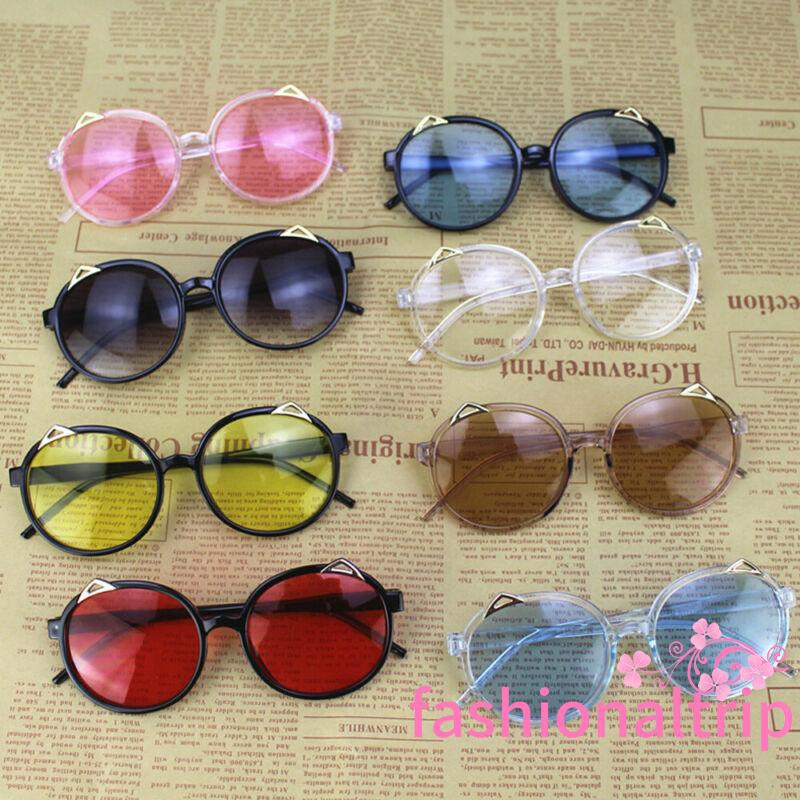 ✨-Cat Ears Children Glasses Outdoor Sunglasses Girl Eye Glasses Shades Goggles