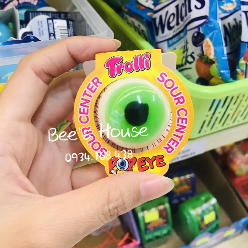 Kẹo dẻo Trolli hình con mắt Trolli Đức