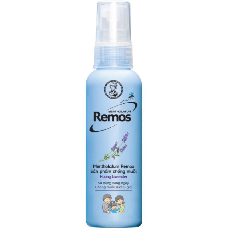 XỊT CHỐNG MUỖI REMOS 150ml Lavender