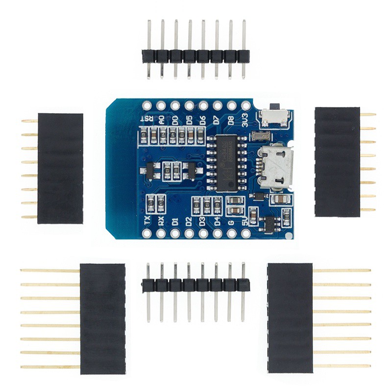 [ Hàng Hot ] Mạch Thu Phát WiFi ESP8266 Wemos D1 mini (NodeMCU Mini D1) - có kèm bộ Jump cắm | BigBuy360 - bigbuy360.vn