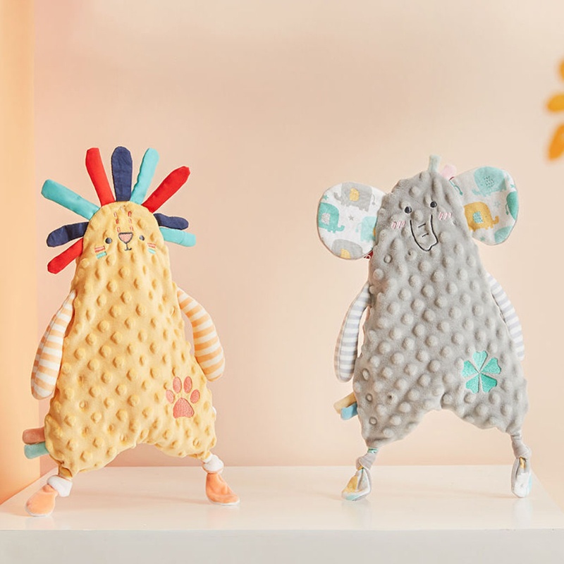 Some Khăn Lông Mềm Mại Hình Động Vật Dễ Thương Dành Cho Bé Mọc Răng