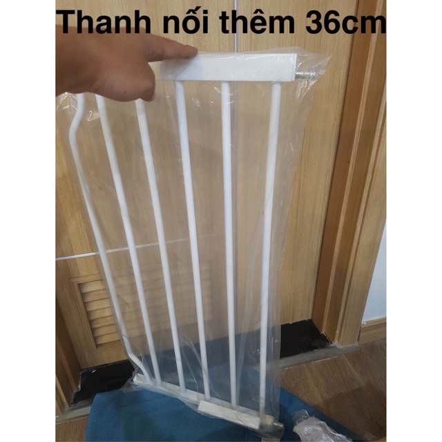 Thanh Nối Thêm Chặn Cửa/Cầu Thang Pomo Cho Bé (Loại 12cm và 36cm)- Nhập Khẩu Chính Hãng
