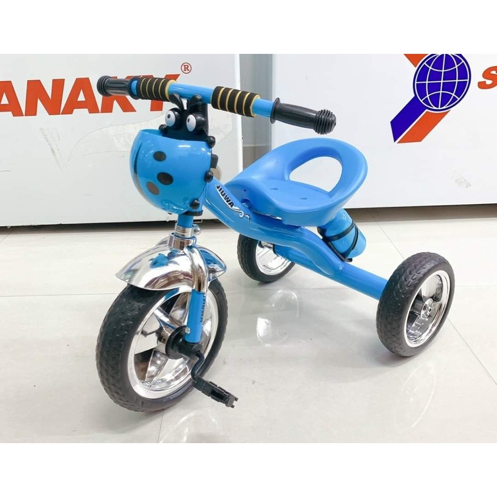 Xe Đạp 3 Bánh Trẻ Em Ghế Ngồi Da S400 Cho Bé 2-7 Tuổi  hữu ích