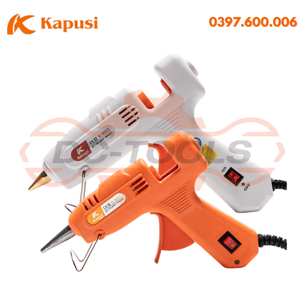 Súng bắn keo nến KAPUSI SILICON Nhật Bản 20W K-9027 DCTOOLS (KHO SỈ)