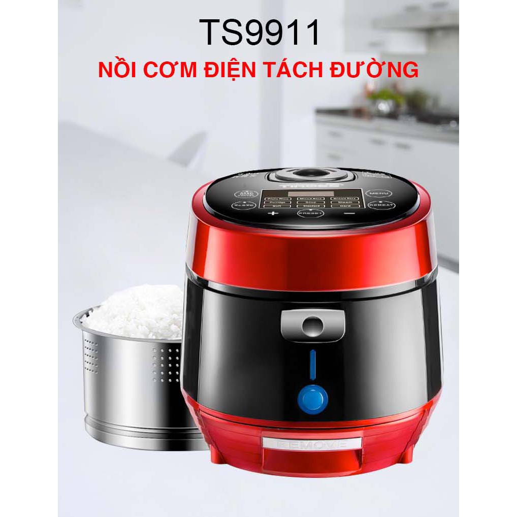 [Mã 44ELSALE1 giảm 5% đơn 3TR] Nồi Cơm Tách Đường Cao Tần (4l) TS9911