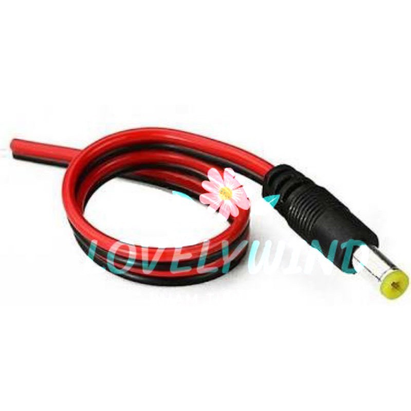 Jack nguồn 5.5x2.1 Jack DC có dây Đực/Cái tùy chọn