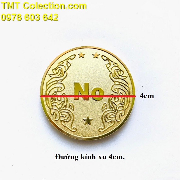 Xu Quyết Định Yes No Dùng để làm đồ lưu niệm, sưu tầm, trang trí bàn sách - TMT Collection - SP005272