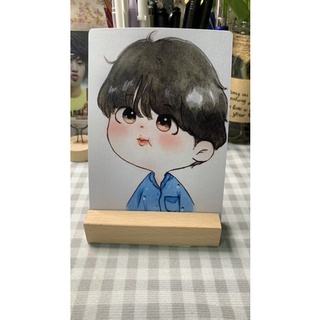 Tranh in hình vẽ chibi Jin BTS
