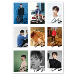 LOMO CARD 36 ẢNH NUEST - HWANG MINHYUN - MAGAZINE PHOTOSHOOT CÓ CHỮ KÝ